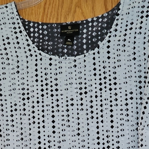 Worthington Sleeveless Top sz Lp - Picture 6 of 6